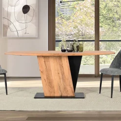 240x100 cm Tisch aus Akazie Massivholz - Moleda