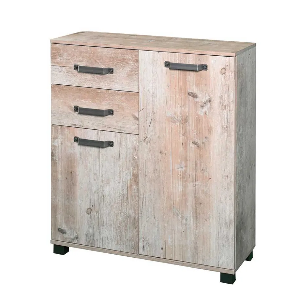 81x95 cm Touchwood Kommode in Eiche Grau - Mosnito