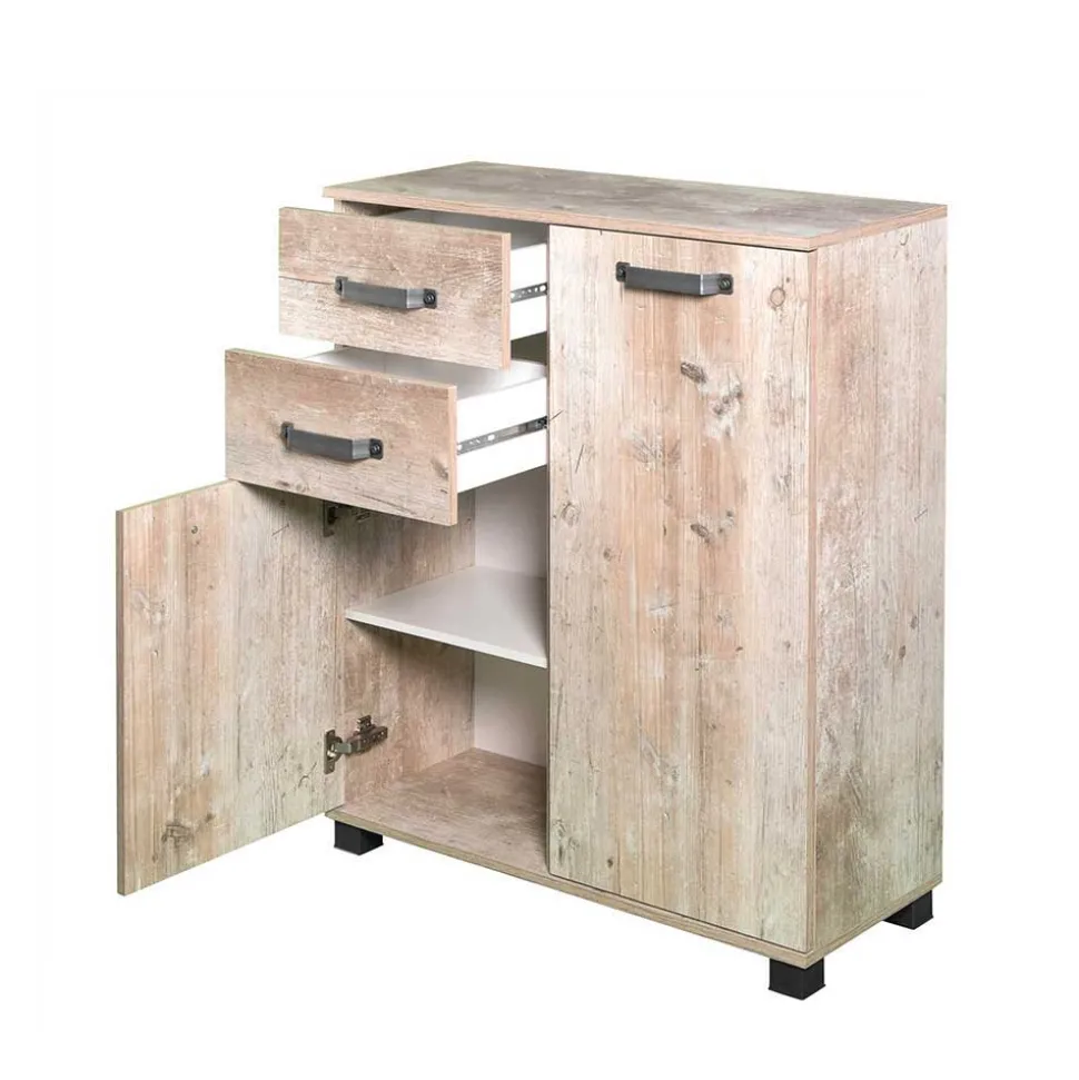 81x95 cm Touchwood Kommode in Eiche Grau - Mosnito