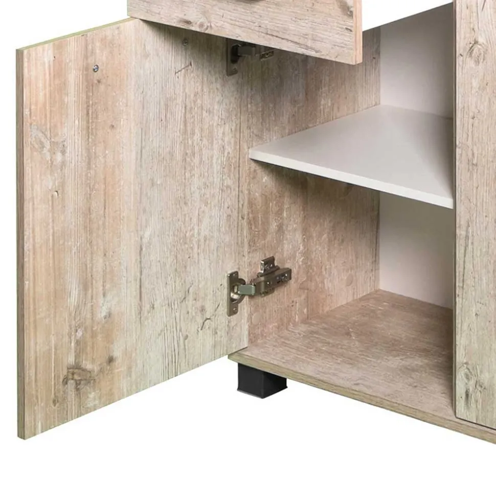 81x95 cm Touchwood Kommode in Eiche Grau - Mosnito