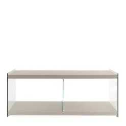 120x60 cm TV Tisch mit Glas Wangen - Culagan
