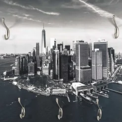 60x60 cm Wandgarderobe mit Fotodruck - Bahma