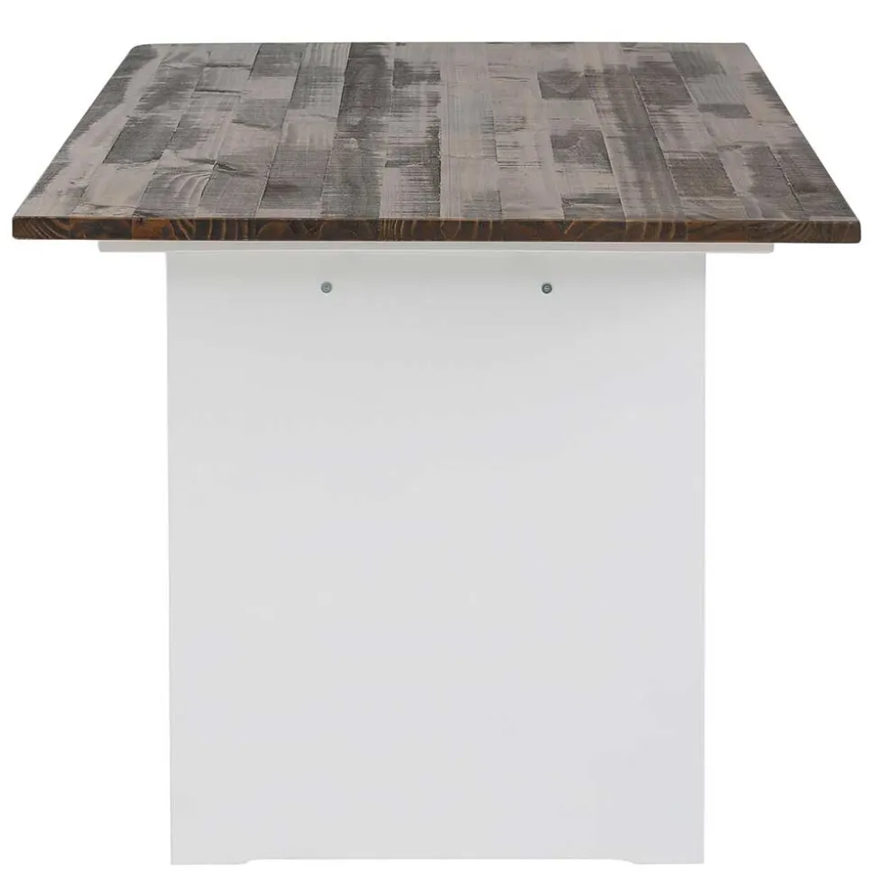 180x90 Esstisch mit Wangengestell zweifarbig - Chihu