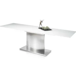 260x90 Esszimmer Glastisch mit Säulengestell - Anin