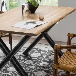 160x85 Esszimmertisch aus Mangoholz - Bastiono