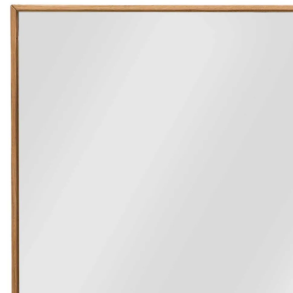 72x72 Flurspiegel mit Massivholz Wildeiche - Mandrey