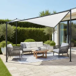 350x350 Garten Pavillon mit Walmdach - Emyta