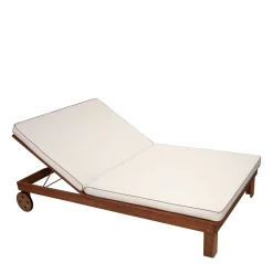 120x200 Gartenliege aus Eukalyptusholz - Ebruar