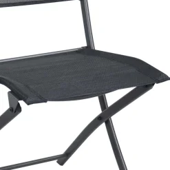 80x55 Gartentisch & Klappstühle Set - Xenata (dreiteilig)