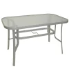 120x70 Gartentisch mit Glasplatte - Visinata