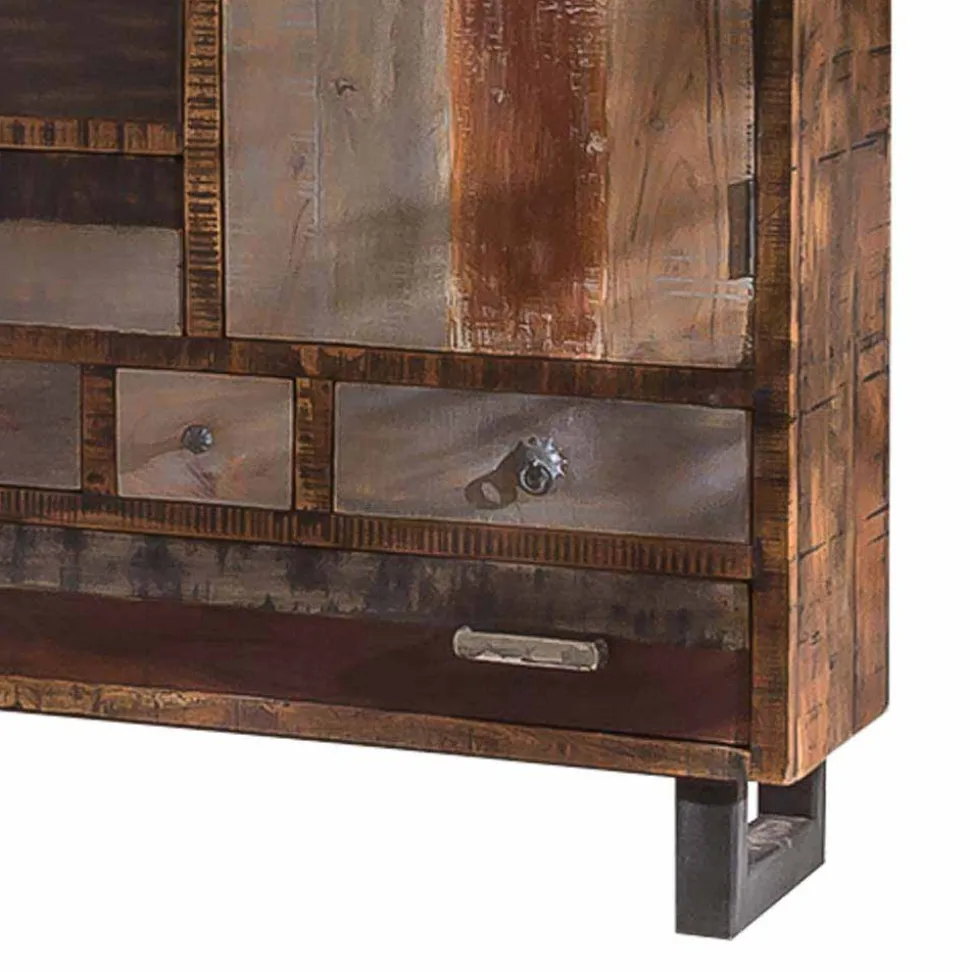 90x120 Highboard mit 11 Schubladen - Bahiro