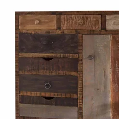 90x120 Highboard mit 11 Schubladen - Bahiro