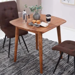 80x80 Holz Küchentisch quadratisch - Japaneso