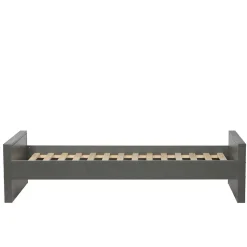 90x200 Holzbett in Grau aus Kiefer - Firgetta