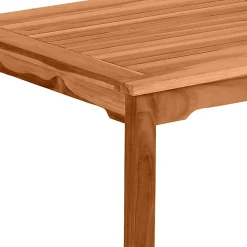 150x90 Holztisch für den Garten aus Teak - Klahuma