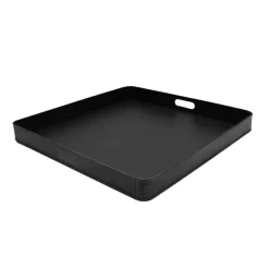 60x60 Metalltablett in Schwarz - Zirena