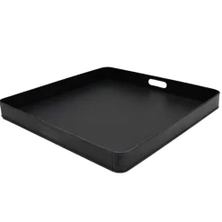 60x60 Metalltablett in Schwarz - Zirena