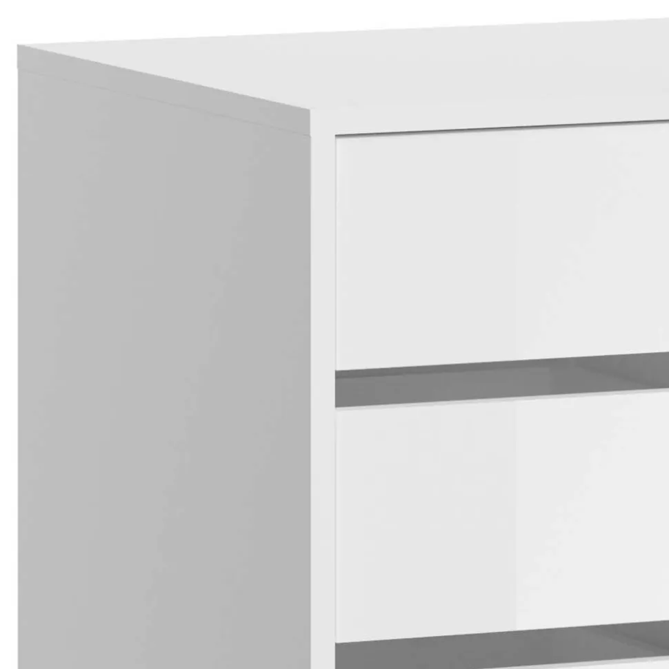 110x48 Moderner Schminktisch mit vier Schubladen - Savocca