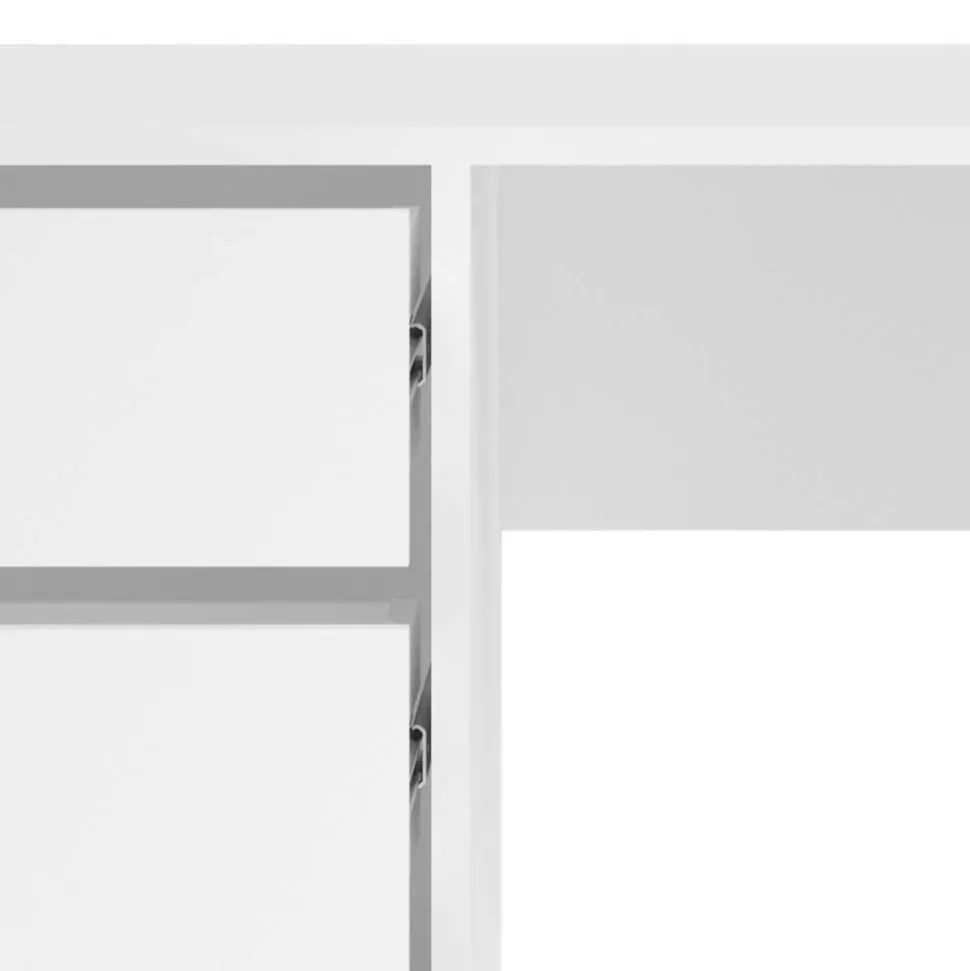 110x48 Moderner Schminktisch mit vier Schubladen - Savocca