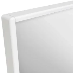 80x80 Quadratischer Spiegel mit weißem Rahmen - Oranias