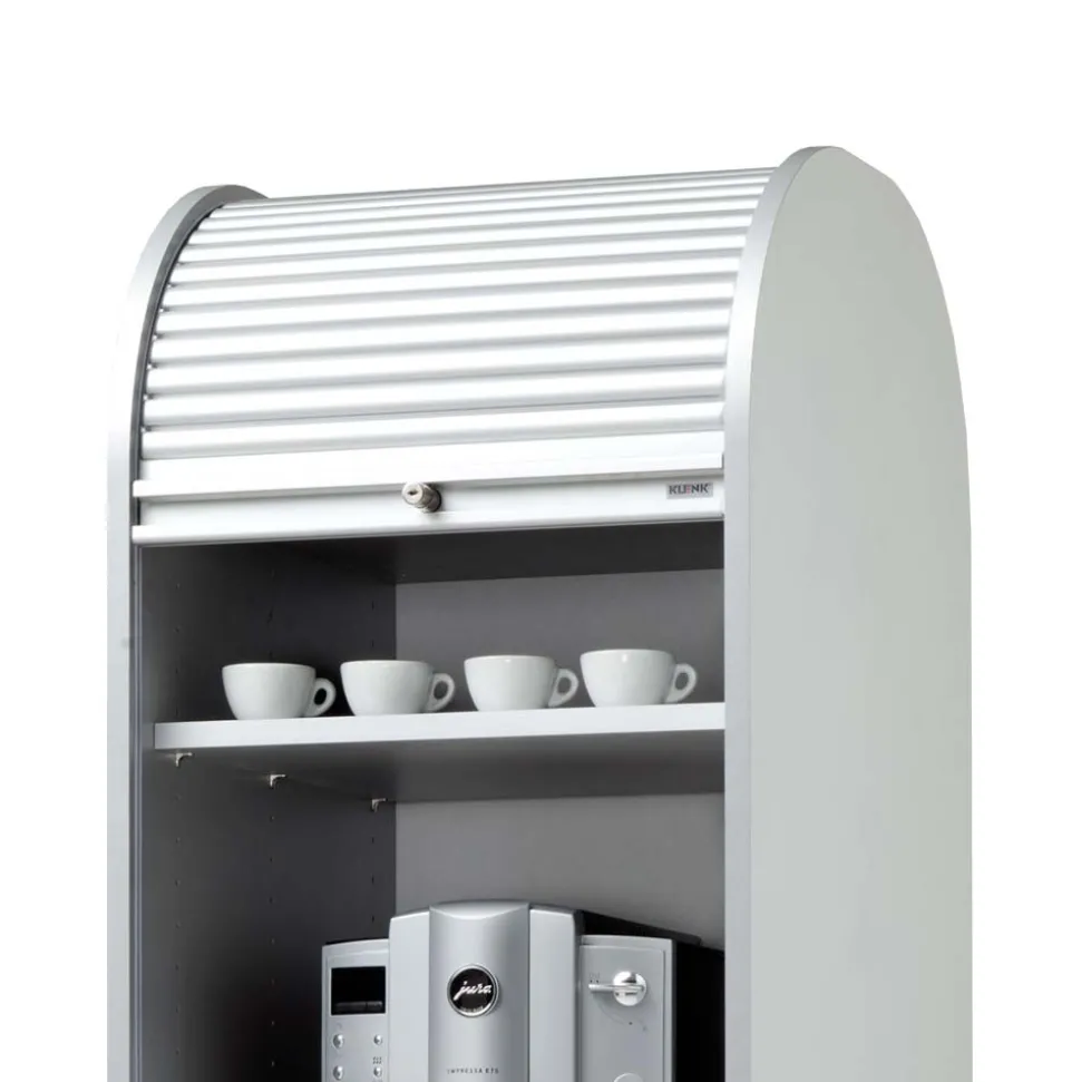 50x202 Rollladen Schrank in Weiß - Asta