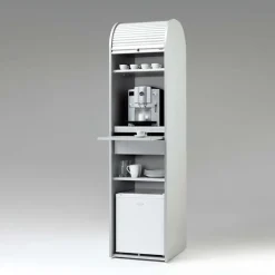 50x202 Rollladen Schrank in Weiß - Asta