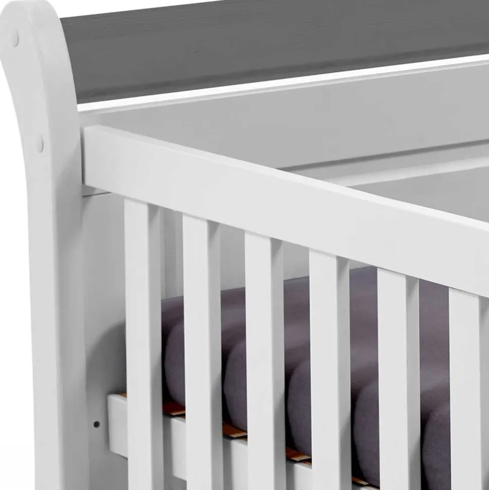 70x140 Scandi Style Gitterbett für Kinderzimmer - Mirandesca