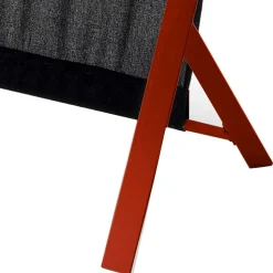 127x60 Schreibtisch in Weiß mit Rot - Kastawa