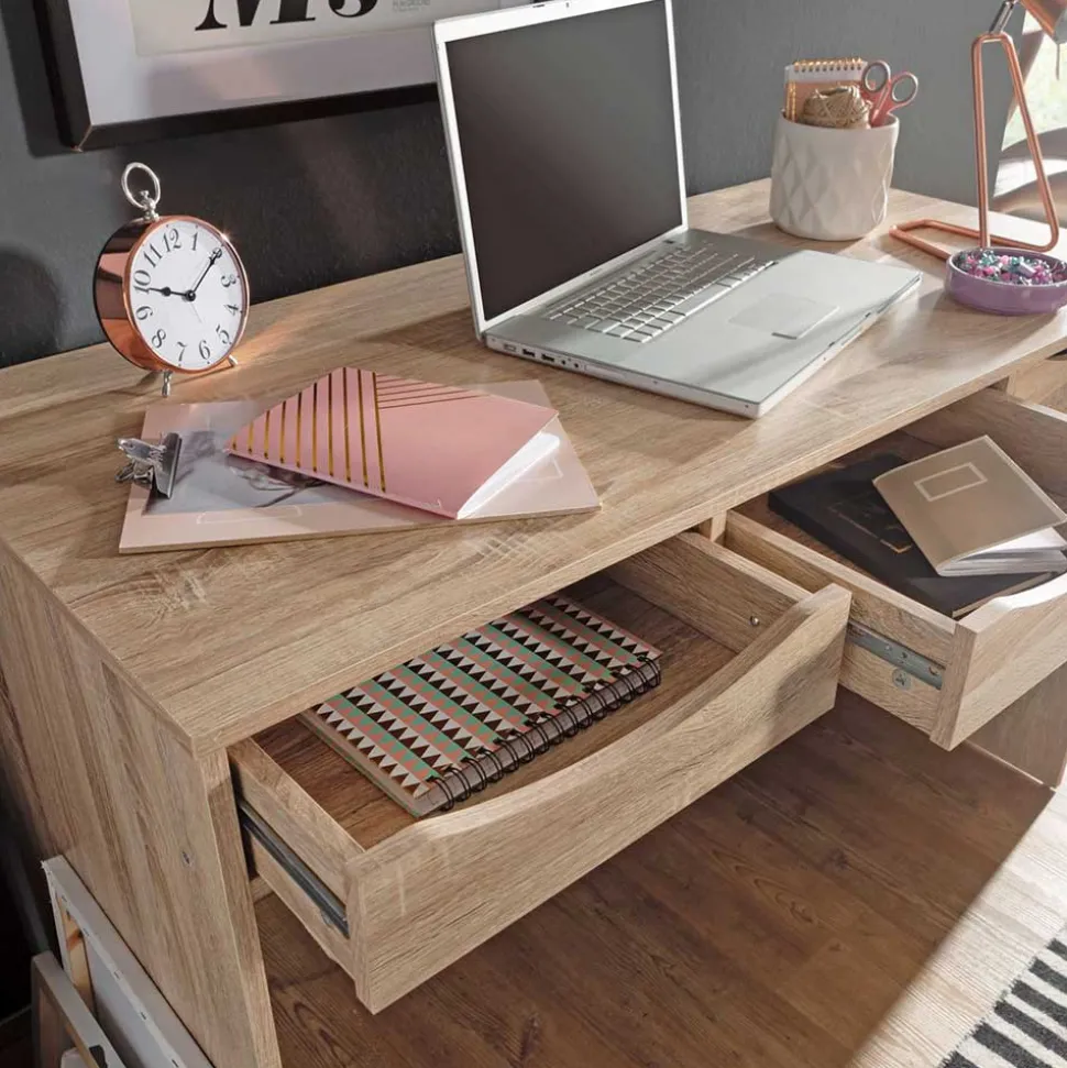 120x55 Schreibtisch mit drei Schubladen - Beguine