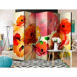 225x172 Spanische Wand Mohnblumen - Eture