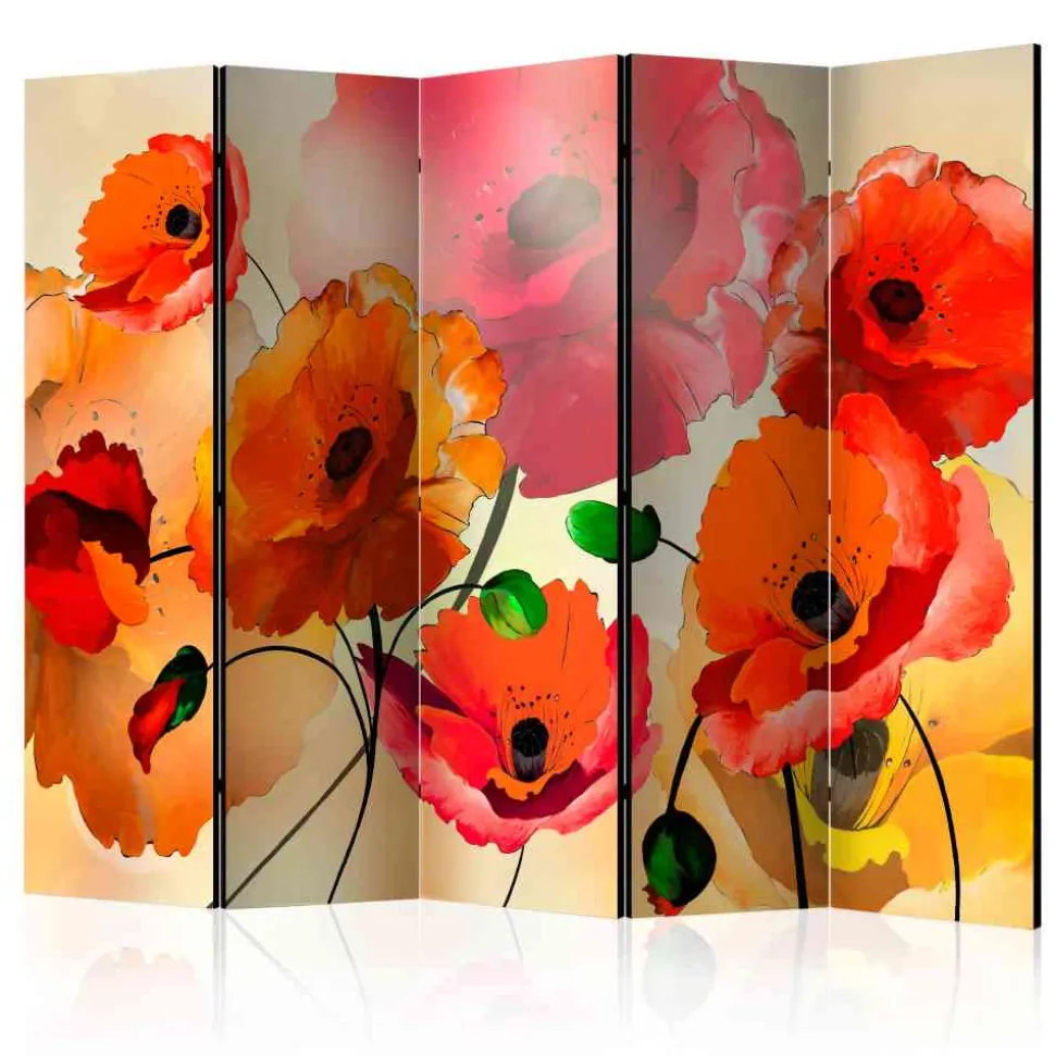 225x172 Spanische Wand Mohnblumen - Eture