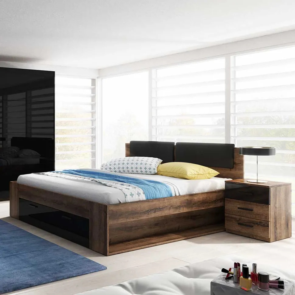 140x200 Stauraumbett modern - Ulpro