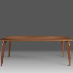 200x100 Tisch in Nussbaum mit Furnier - Foligro