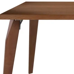 200x100 Tisch in Nussbaum mit Furnier - Foligro