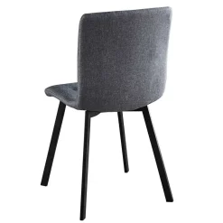 160x90 Tisch mit X-Füßen & Stühle - Zandras (fünfteilig)