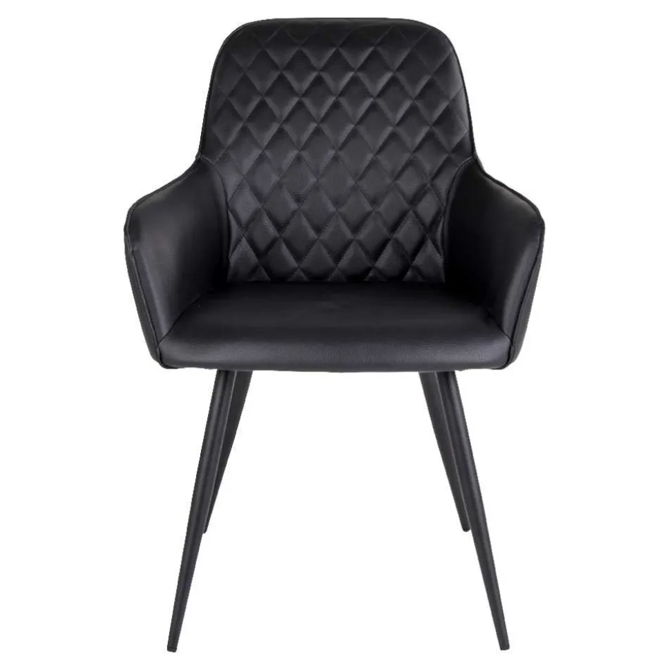 X-Bein Esstisch mit Armlehnenstühlen - Visita (siebenteilig)