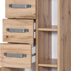 42x164cm Bad-Hochschrank mit Regal - Iskro