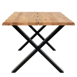 X-Fuß Esstisch & Schalenstühle - Flumicina (fünfteilig)