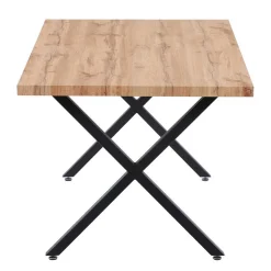 X-Fuß Esstisch & Stühle Set - Cralega (fünfteilig)