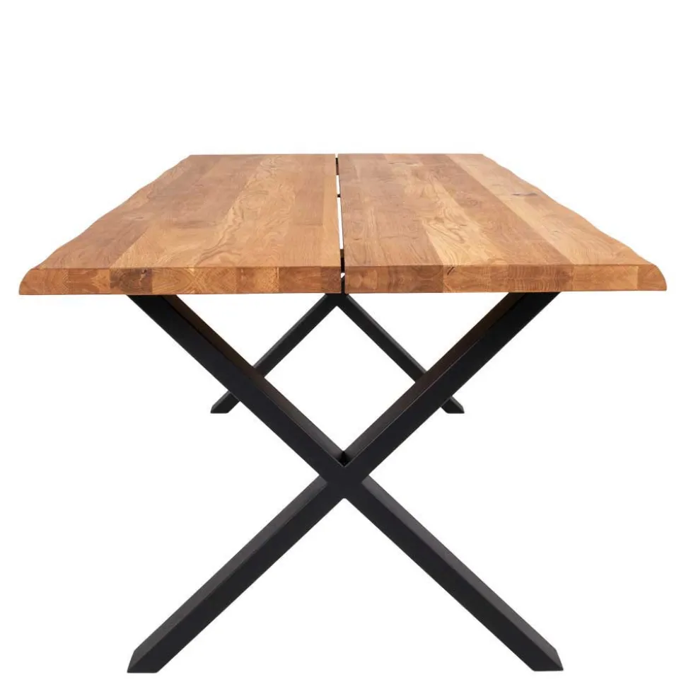 X-Fuß Tisch & Armlehnstühle - Gladiore (siebenteilig)