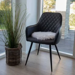 X-Fuß Tisch & Armlehnstühle - Gladiore (siebenteilig)