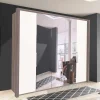 XL Kleiderschrank mit Spiegel - Tivierto