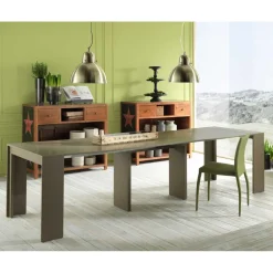 XL Tisch Modena in Grau Braun