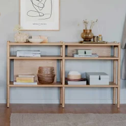 140x81x36 4 Fächer Regal in modernem Design - Ulapos