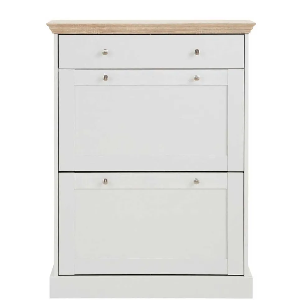 80x106x30 2 Klappen Schuhschrank im Country Style - Ridron