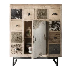 85x103x32 10 Schubladen Kommode Ethno - Antra