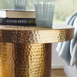 43x59x43 Alu Beistelltisch handgearbeitet - Dresconio