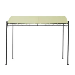 300x250x300 Anbaupavillon in Creme Textil - Natsonai