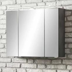 80x64x20 Bad Hängeschrank mit Spiegeltüren - Dastroz
