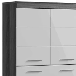 74x141x31 Badezimmer Highboard mit 4 Türen & Schublade - Nancys
